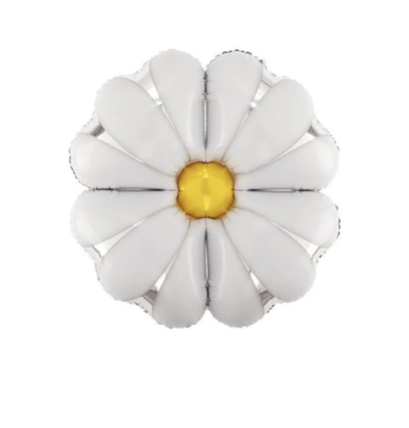 White Daisy Flower Balloon – 90cm