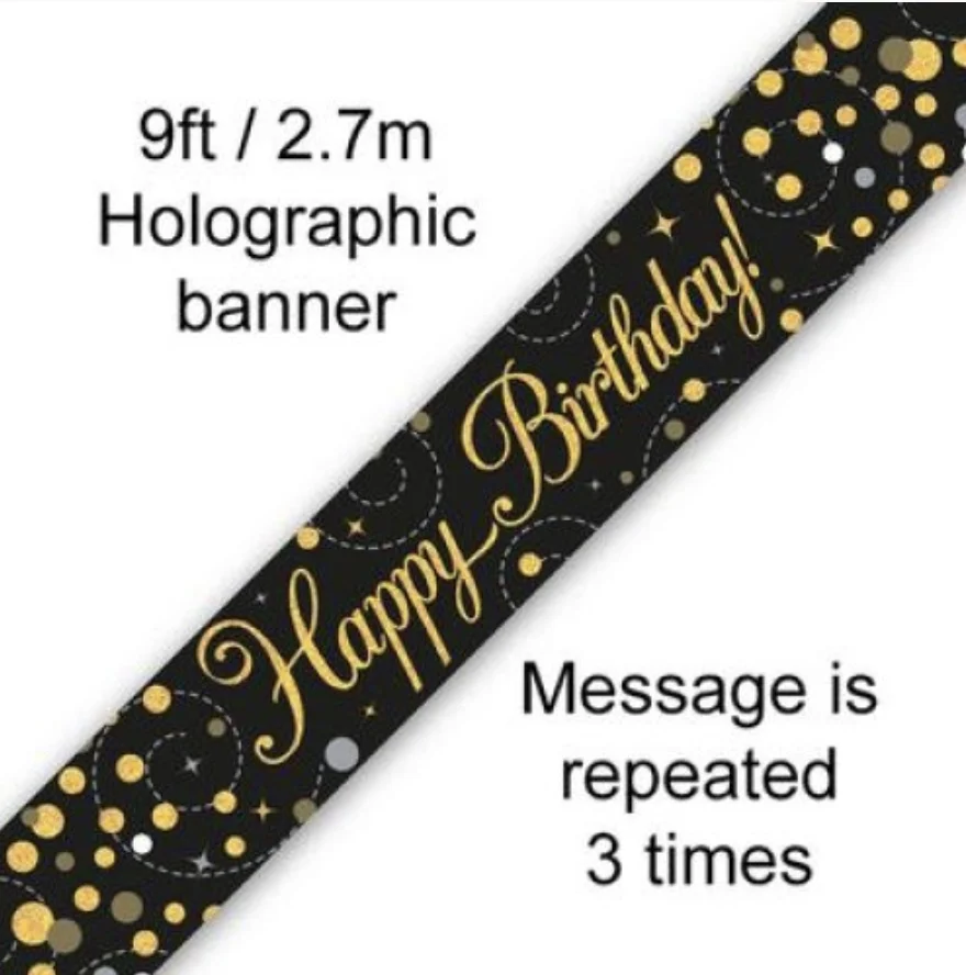 Happy Birthday Banner (270 cm)