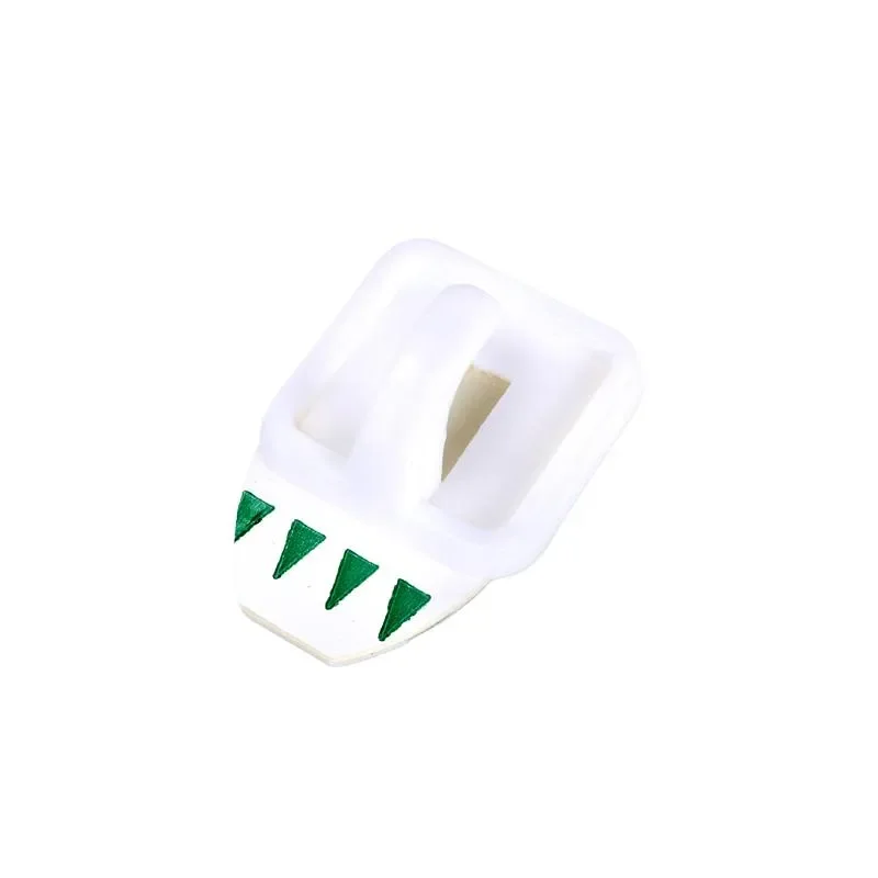 White Removable Square Hooks (2.7 cm) - Pk 6