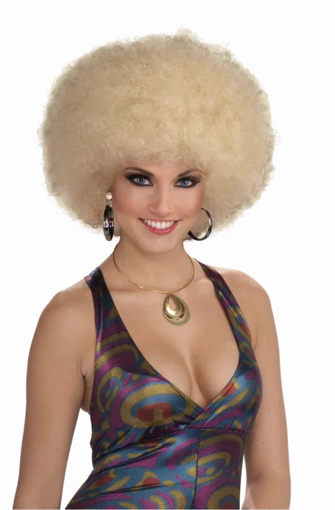 Afro Blonde Wig (Adult)