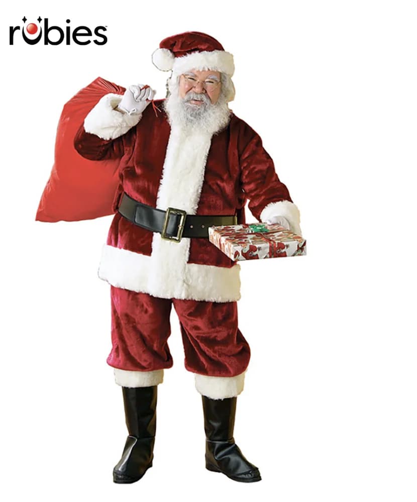 Santa Suit Crimson Regency Deluxe – Adults