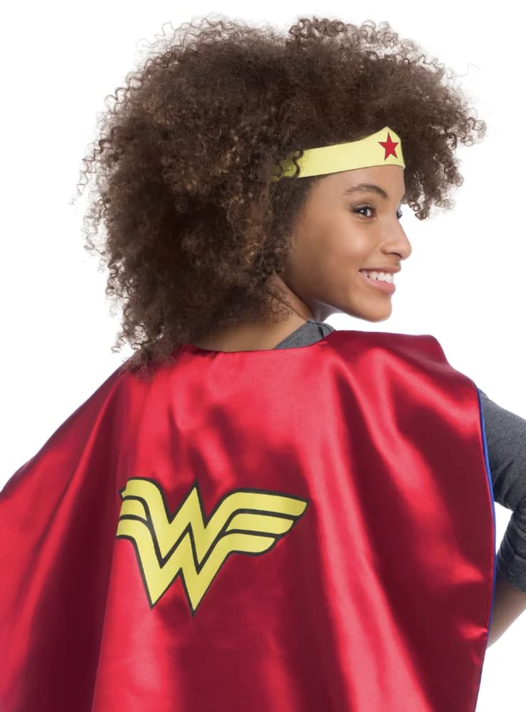 Wonder Woman – Kids Cape and Headpiece