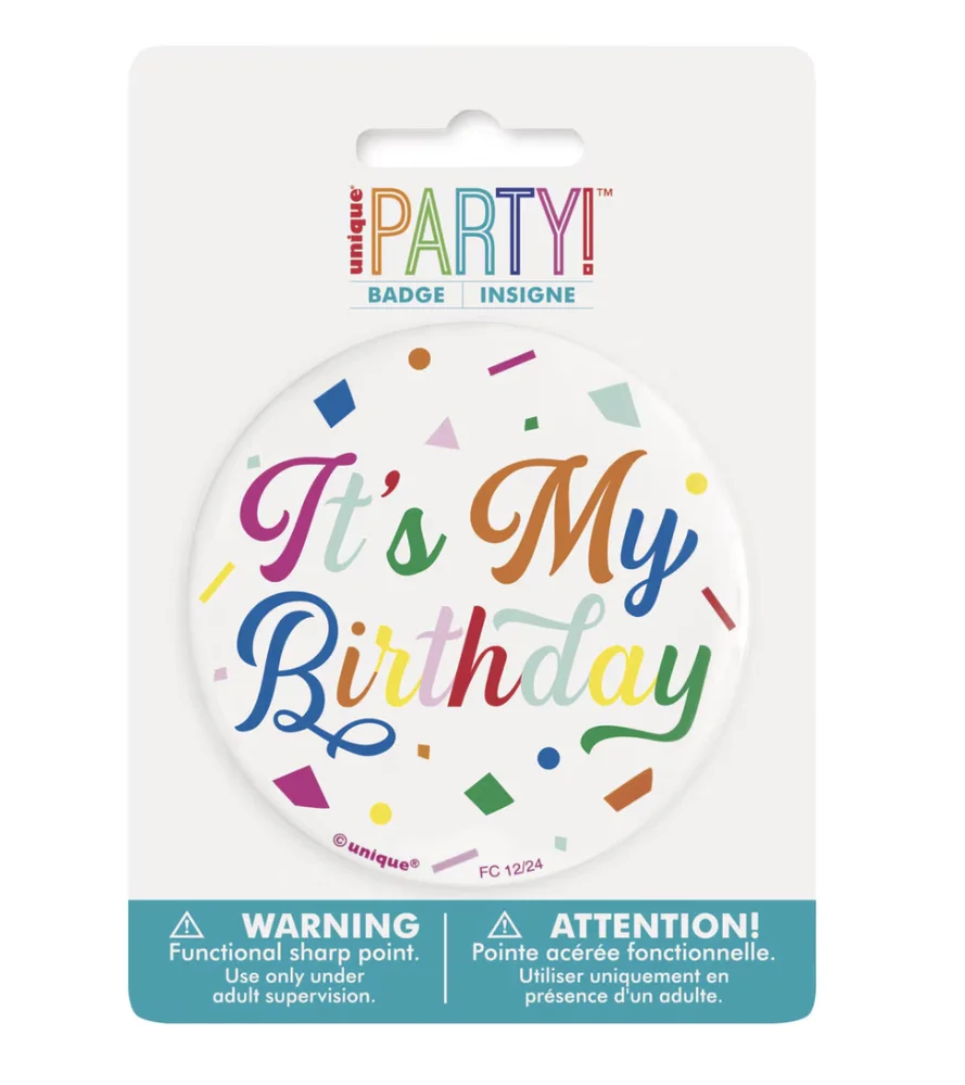 Birthday Badge – It's My Birthday