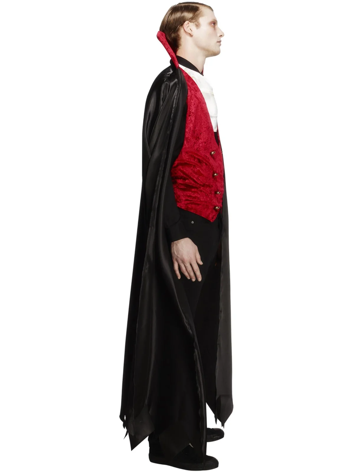 Adults Vampire Cape & Waistcoat Costume, view 2