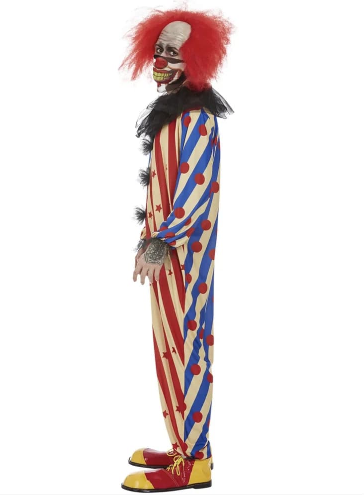 Creepy Circus Clown Costume - Adults