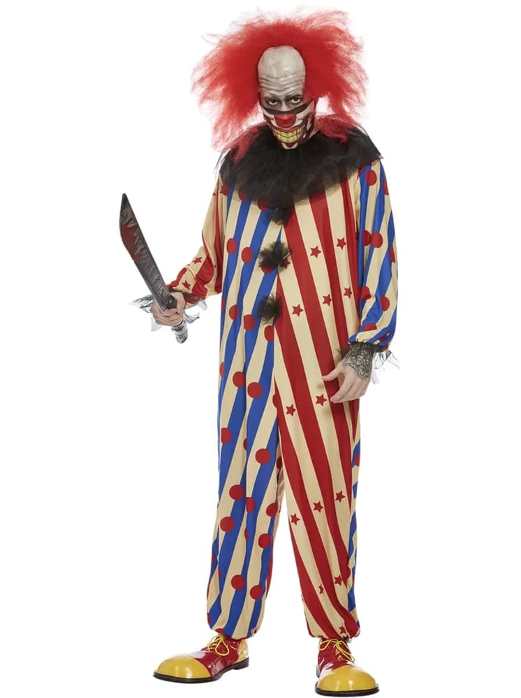 Creepy Circus Clown Costume – Adults