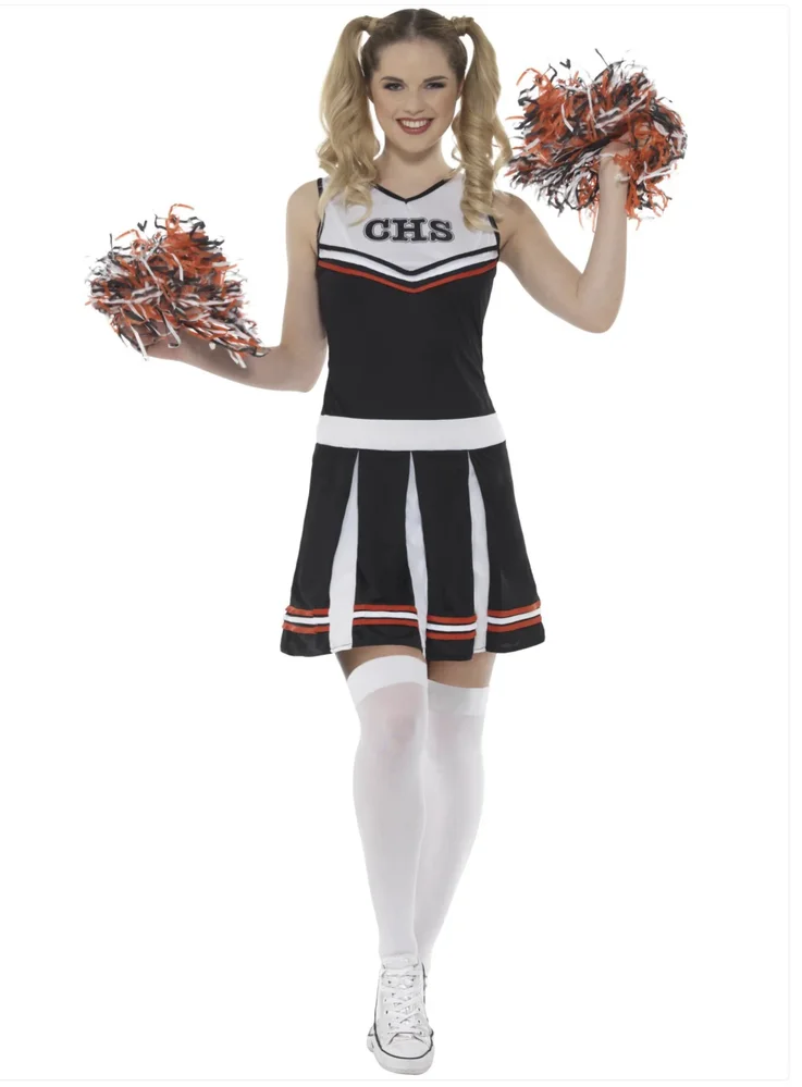 Cheerleader Costume – Black & White