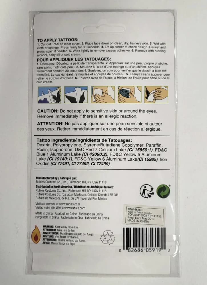 Skeleton Tattoo Kit – Large (14+)
