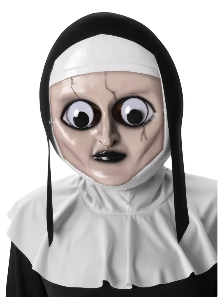 The Nun Googly Eyes Mask – Adults