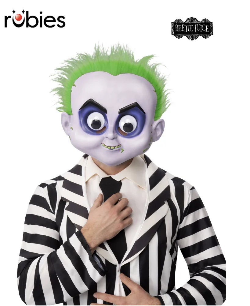 Beetlejuice Googly Eyes Mask – Adults