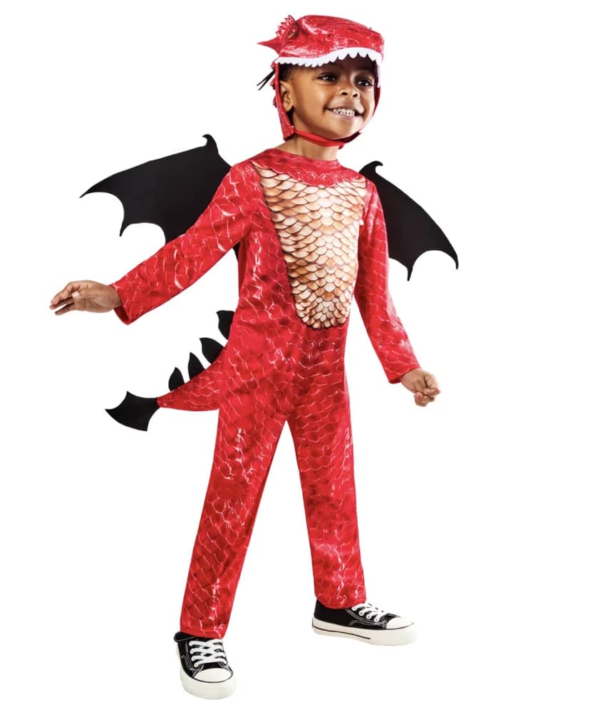 Red Dragon Costume - Kids
