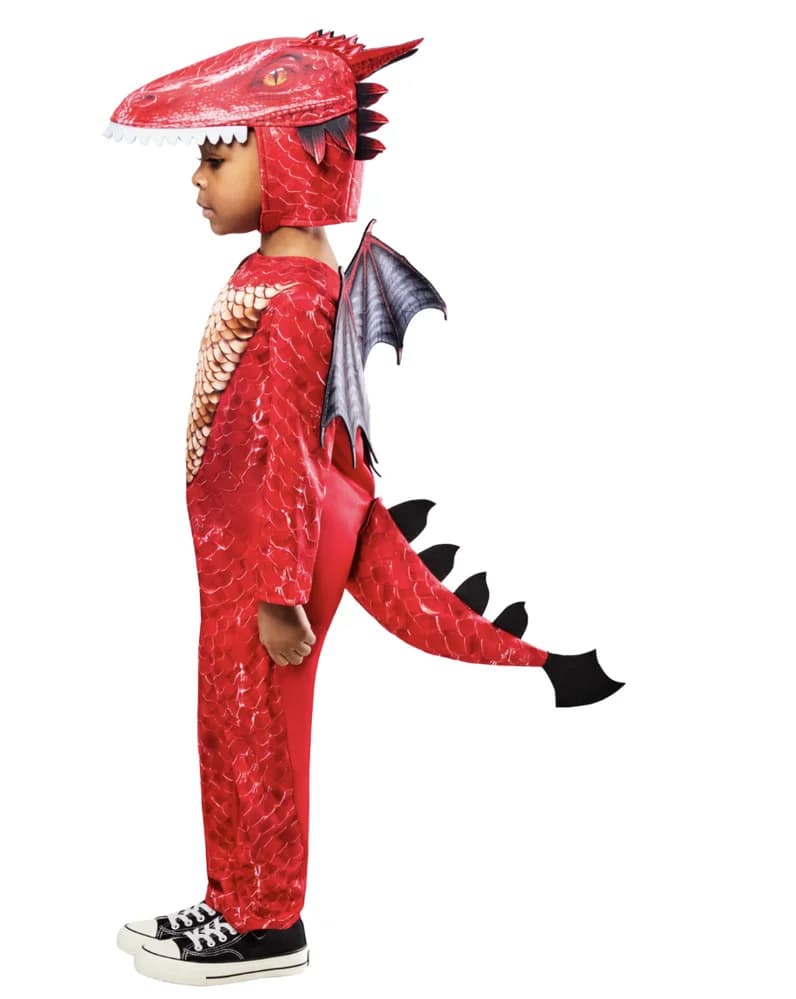 Red Dragon Costume - Kids