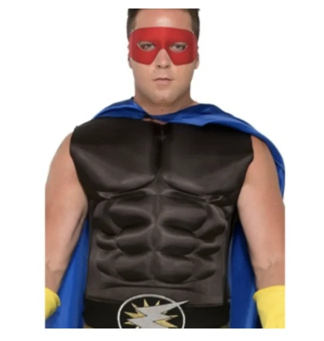Black Hero Muscle Chest