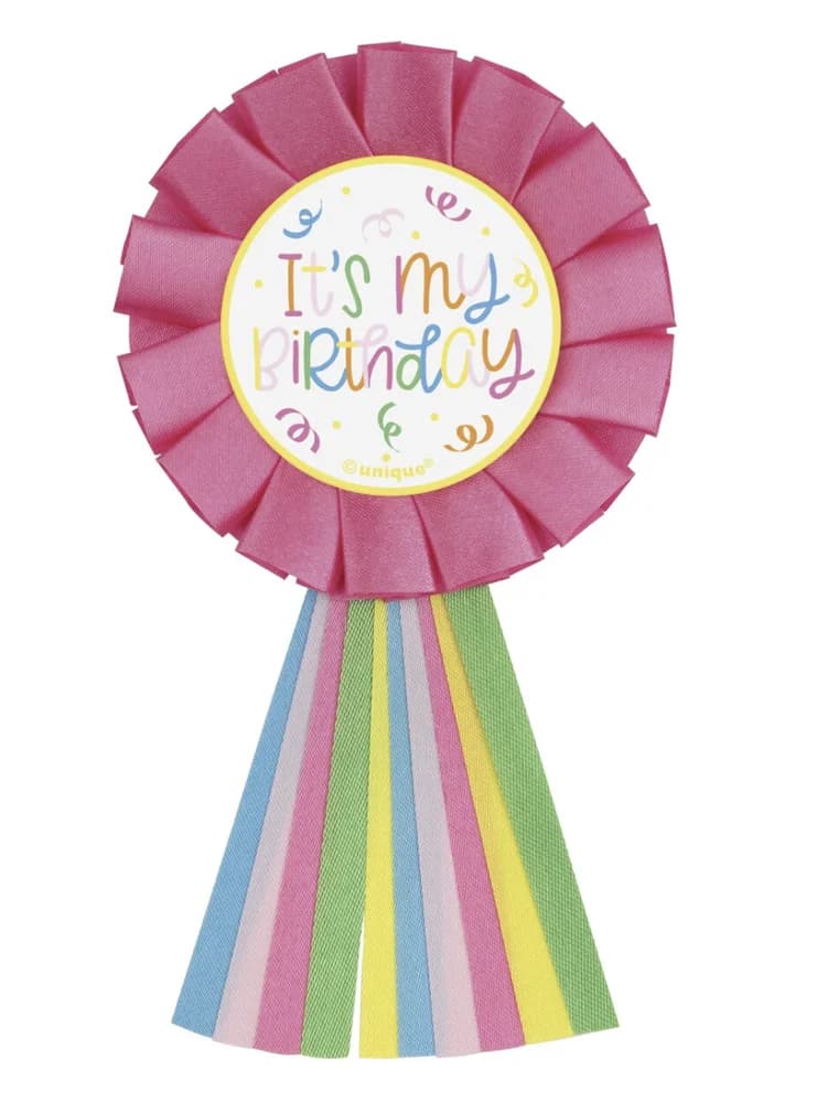 Classic It's My Birthday Rosette