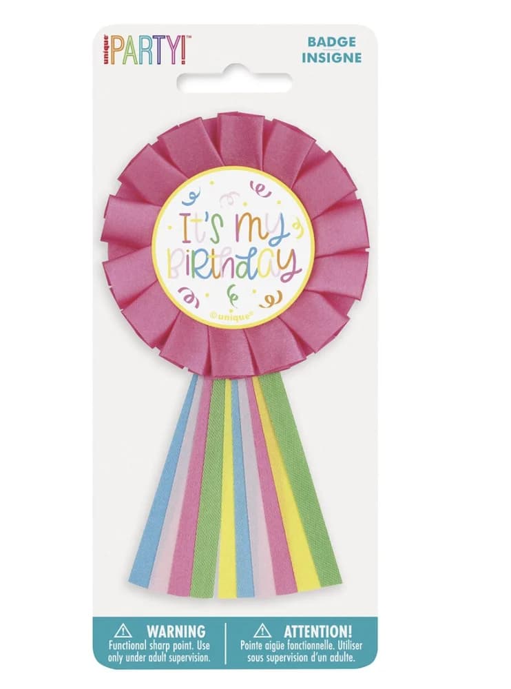 Classic It's My Birthday Rosette