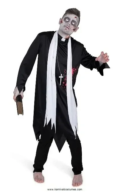Zombie Priest Costume – Adults