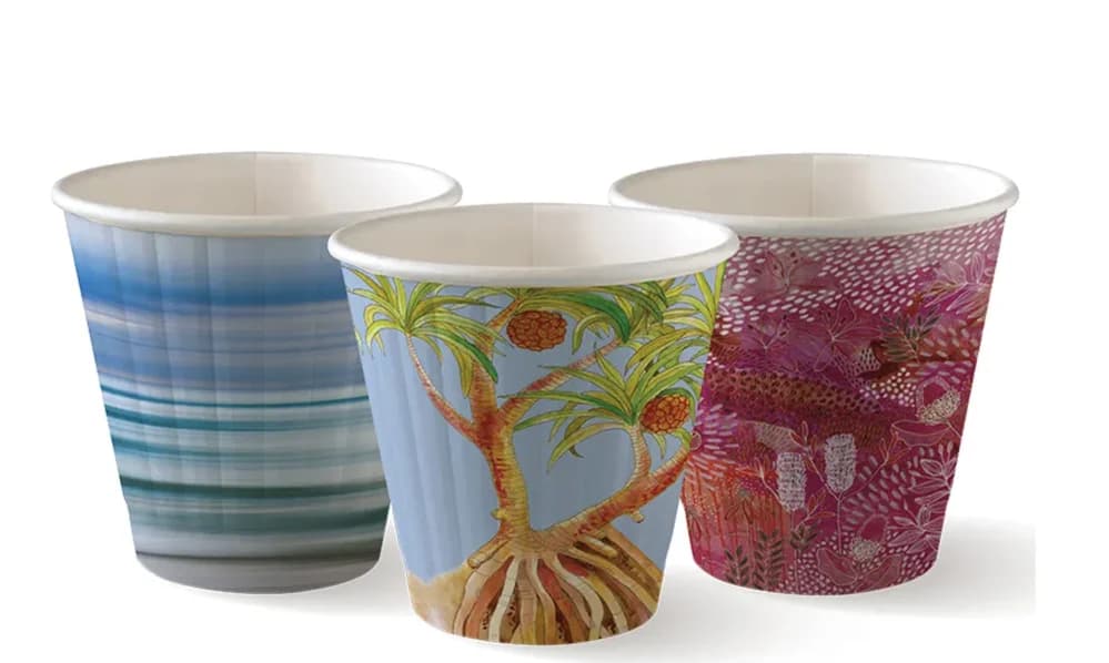 Art Series Double Wall BioCup - 295ml / 8oz (90mm)