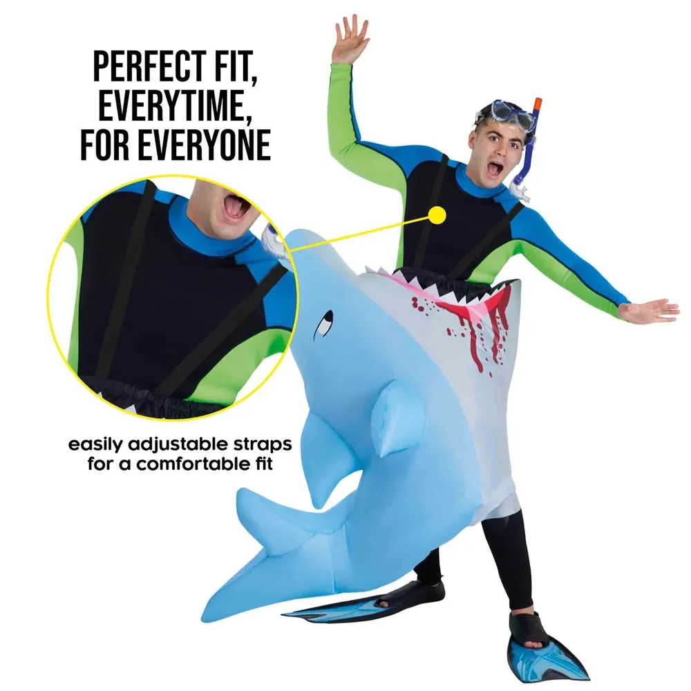 Man-Eating Shark Inflatable Costume – Adults
