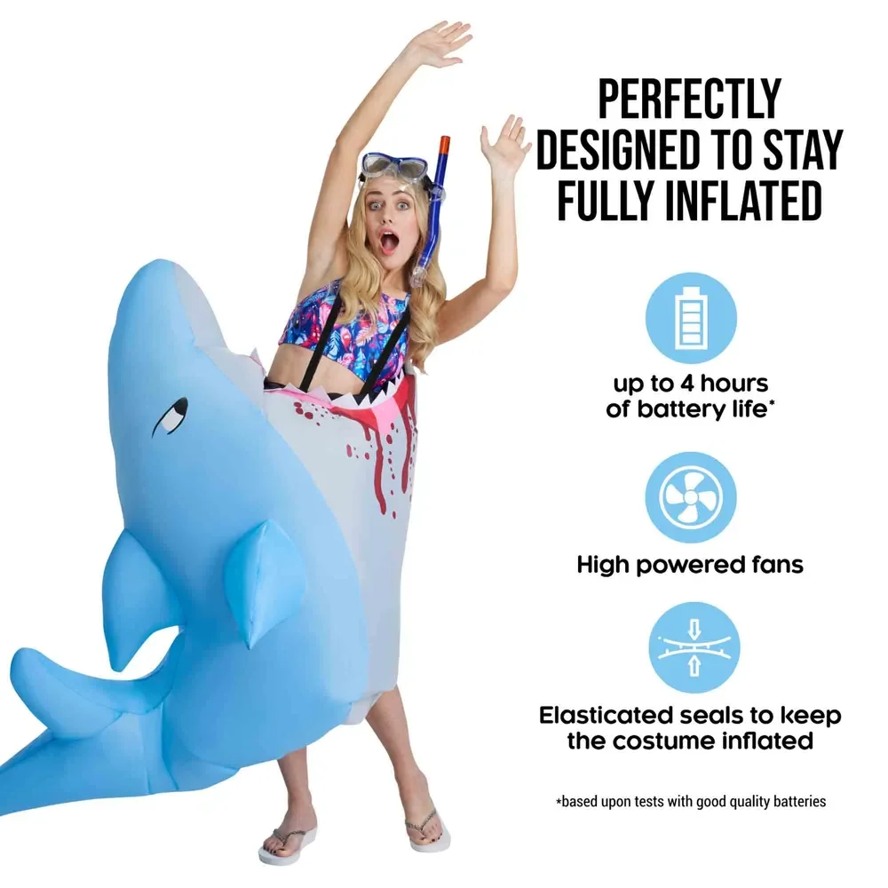 Man-Eating Shark Inflatable Costume – Adults