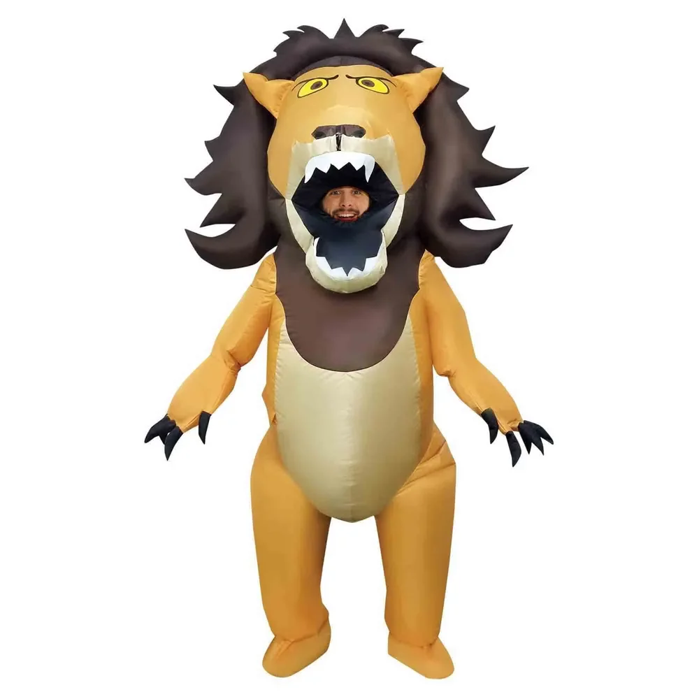 Big Mouth Lion Inflatable Costume – Adults
