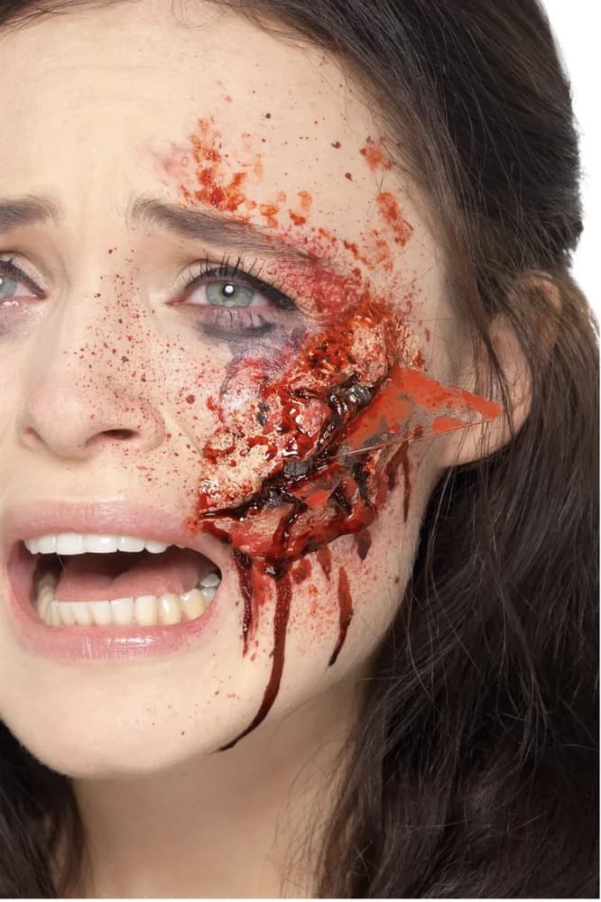 Broken Glass Wound Make-Up FX