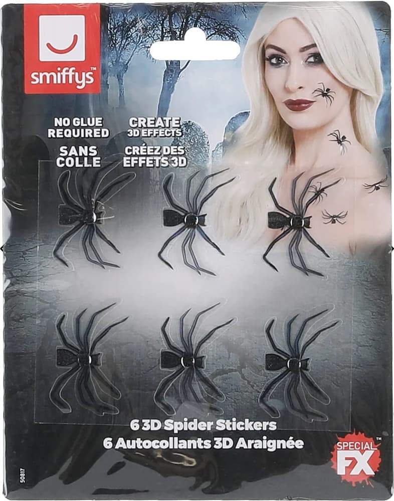 Black Spider Stickers