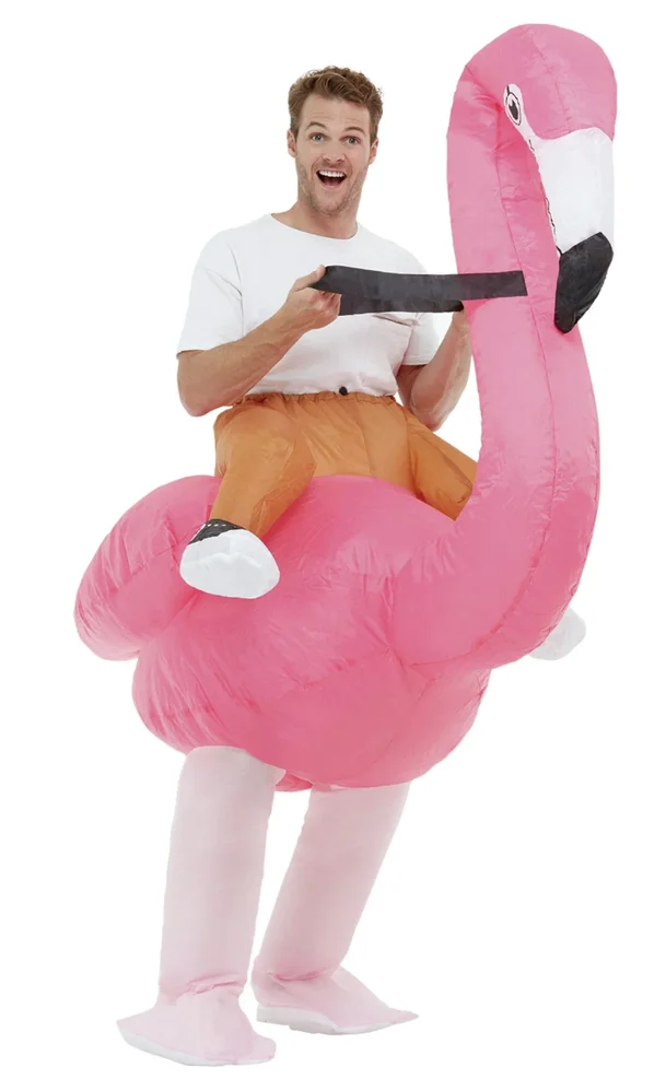 Flamingo Ride-On Inflatable Costume
