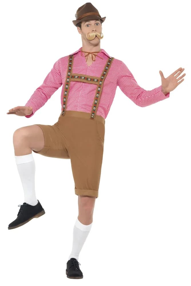 Mr Bavarian Red and Brown Costume