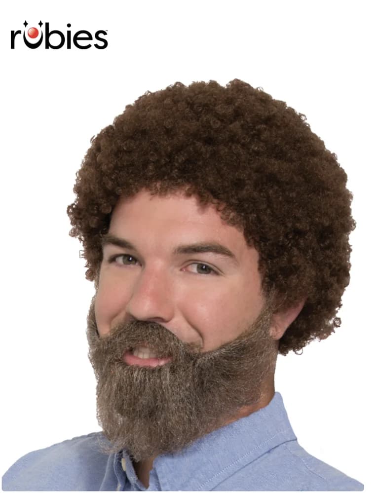 80s Man Wig, Beard & Moustache – Adults