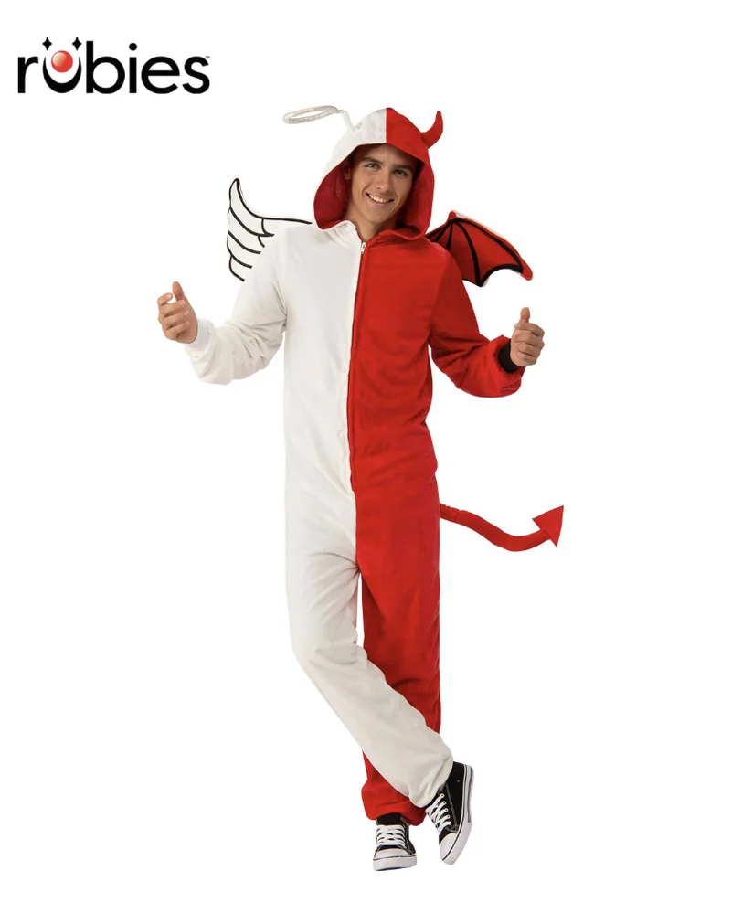 Angel or Demon Furry Onesie – Adults (Large - XL)