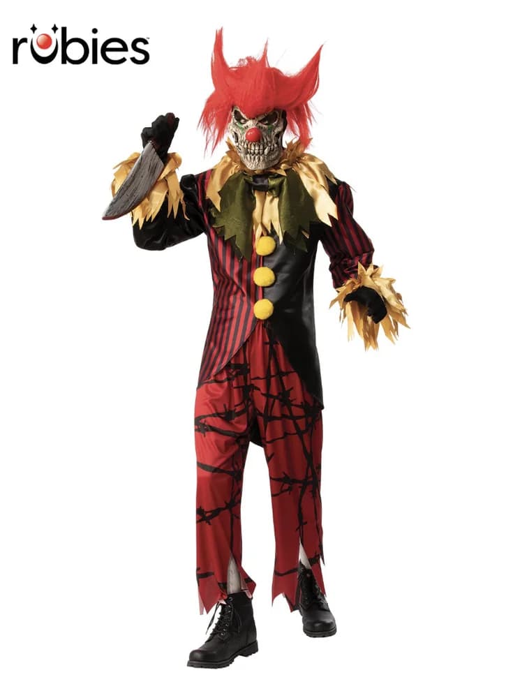 Crazy Clown Costume - Adults