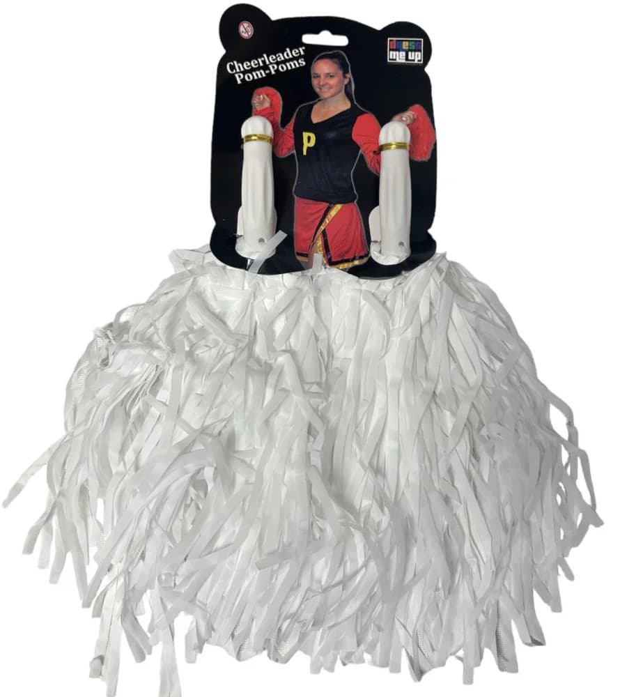 Cheerleader White Costume - Pk2