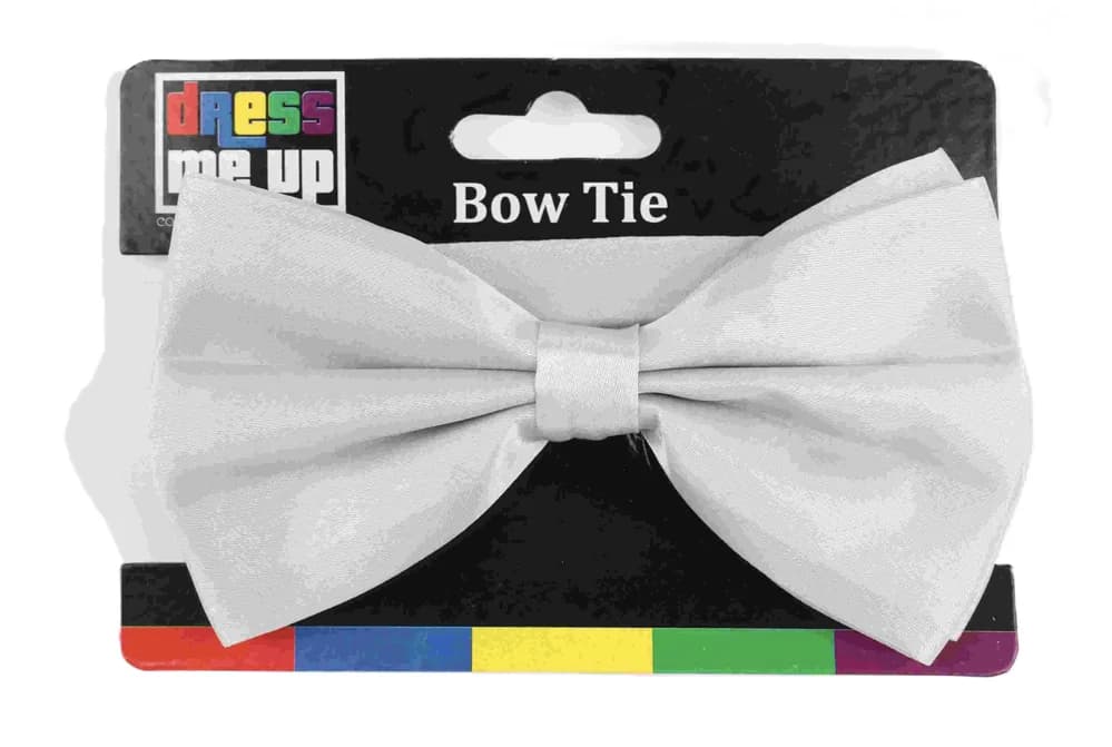 Silver Classic Bow Tie