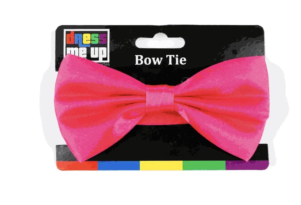 Hot Pink Classic Bow Tie