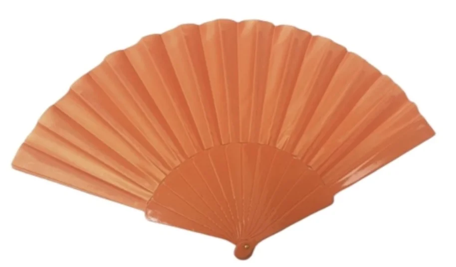 Orange Hand Fan