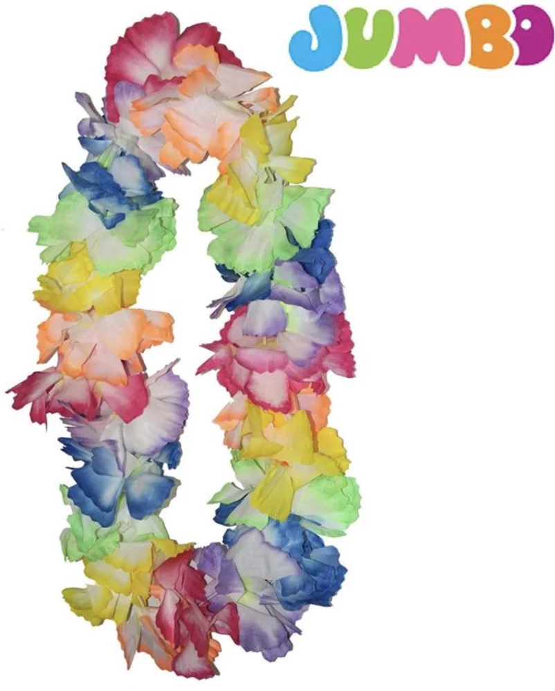 Hawaiian Flower Two-Tone Lei – Jumbo