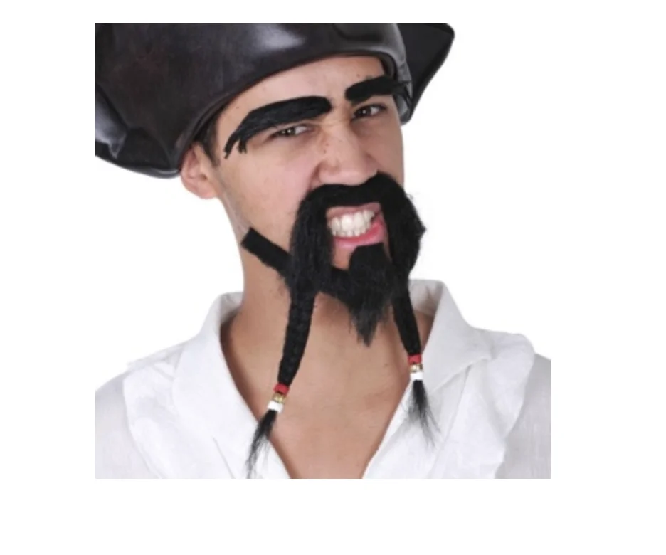 Facial Hair Costume – Mo, Beard, Goatee & Eyebrows