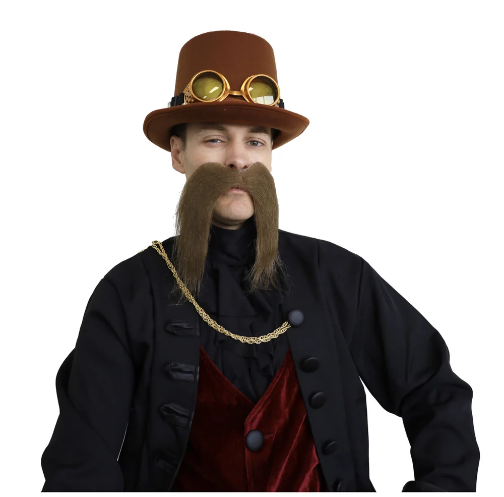 Mo Moustache – Brown Long