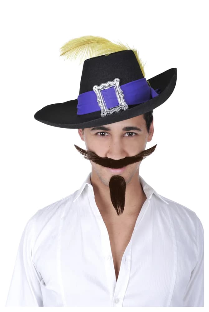 Victorian Moustache & Goatee – Large Brown