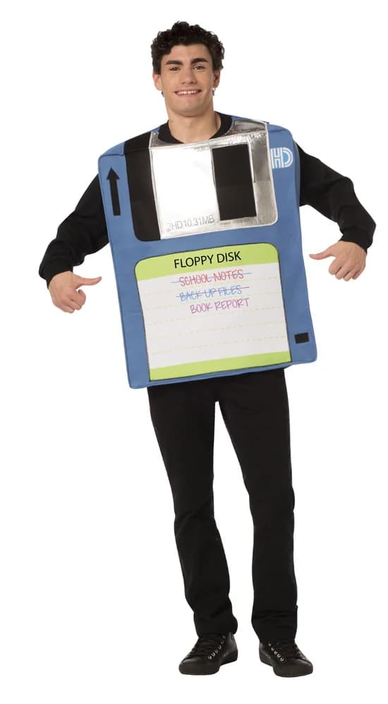 Floppy Disk Costume – Blue