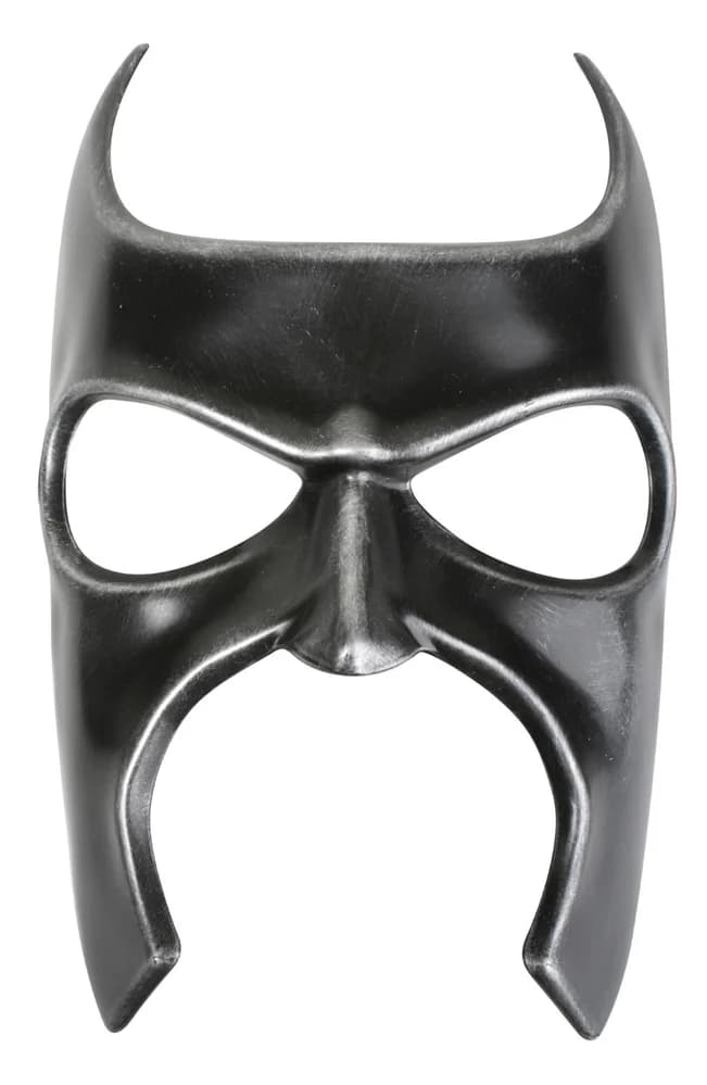 Bat-Inspired Eye Mask - Shiny Silver