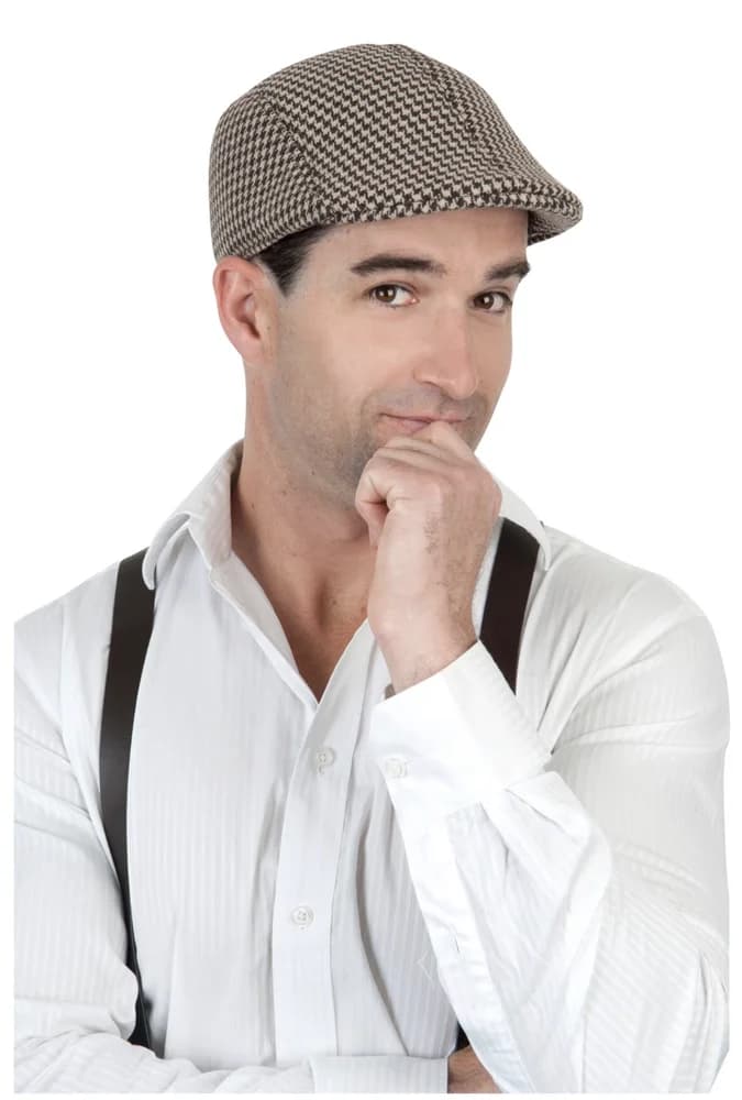 Flat Cap Tweed – Brown