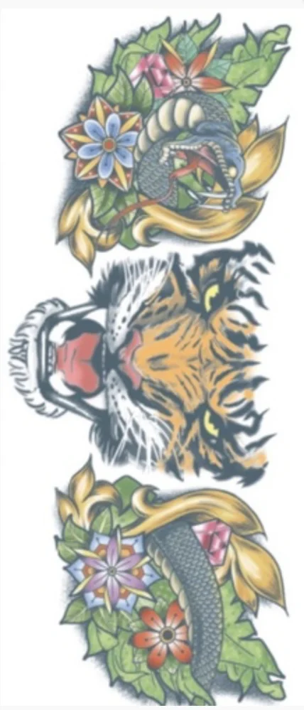 Tiger Neck Tattoo