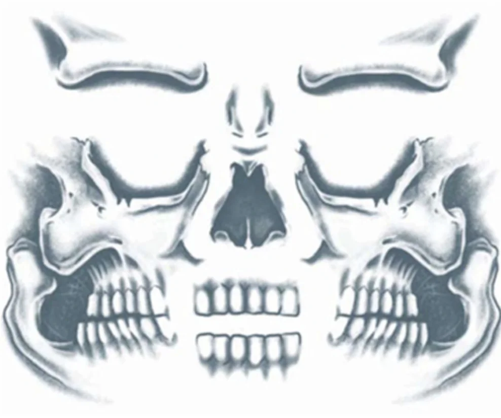 Skull Face Tattoo