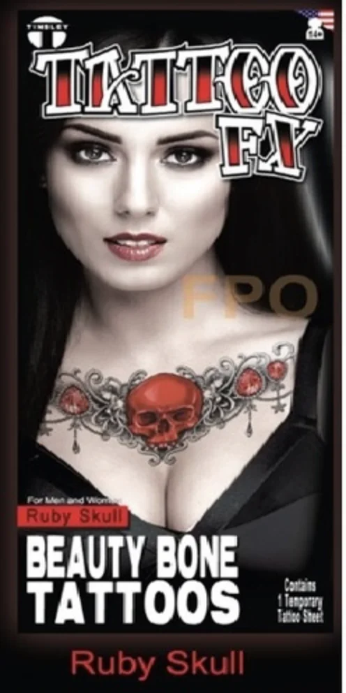 Ruby Skull Tattoo