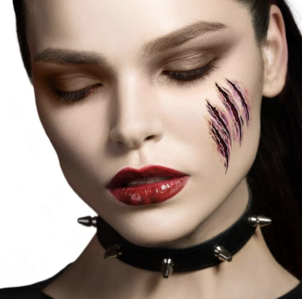 Fake Cut Tattoo Sticker