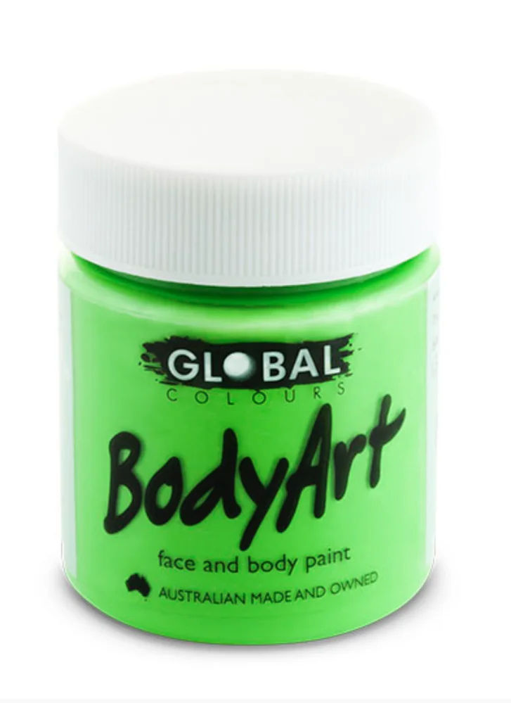 Fluro Green Face Paint – 45ml