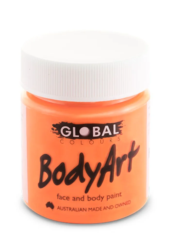 Fluro Orange Face Paint – 45ml