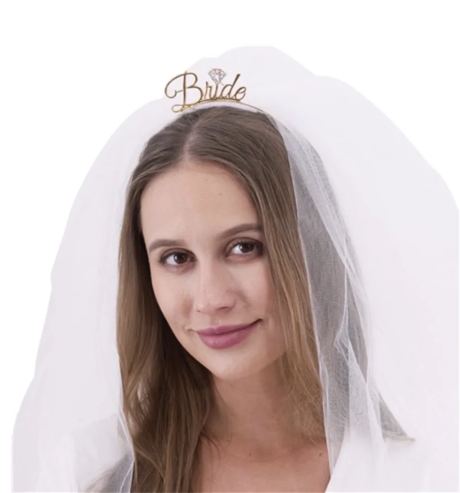 Bride Headband with Veil