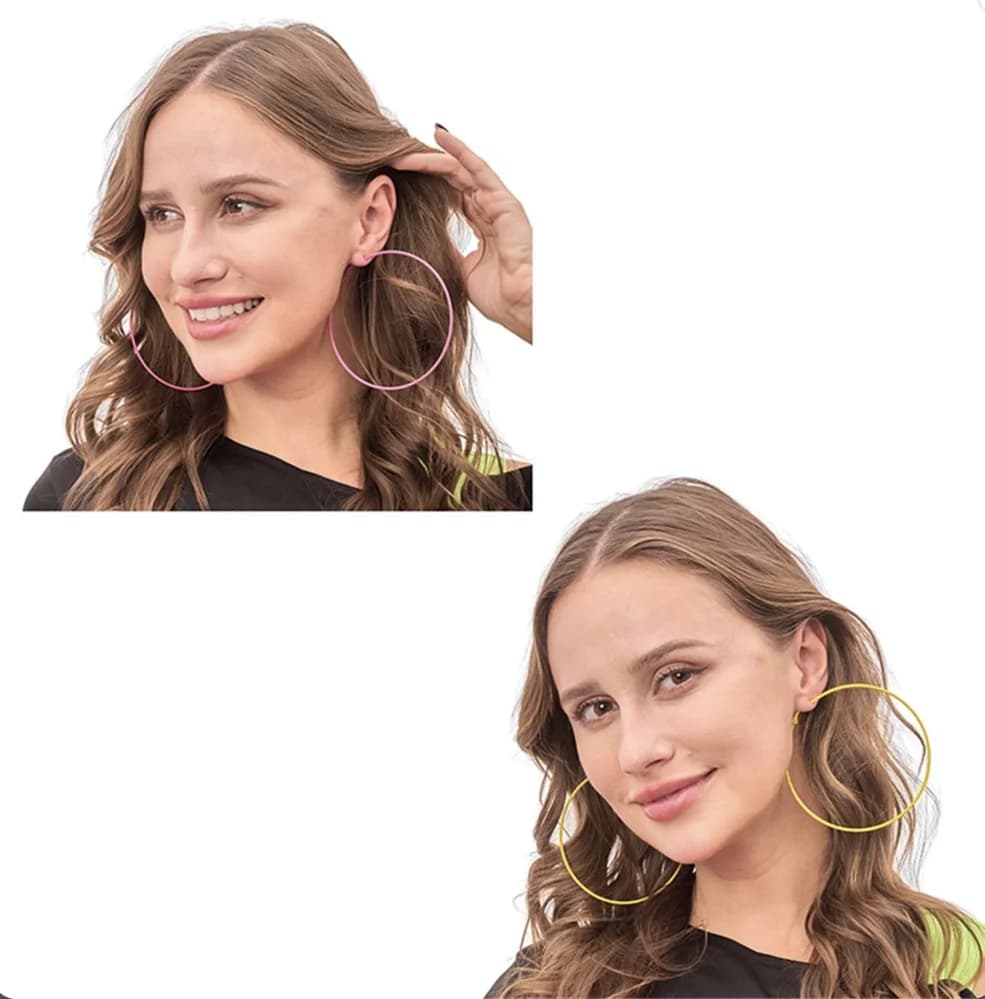 80's Hoop Earrings